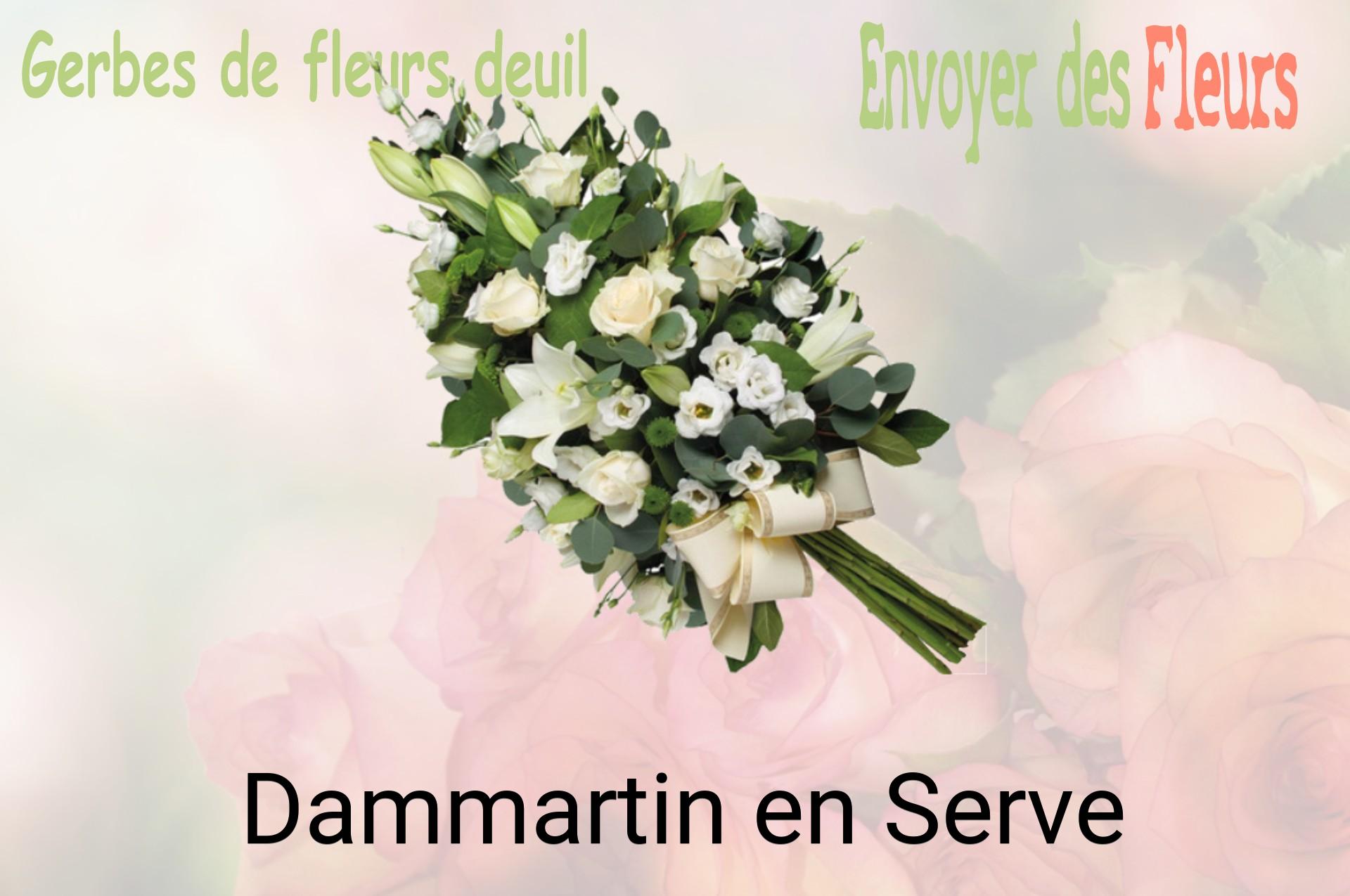Gerbe de fleurs de deuil livrée à Dammartin-en-Serve
